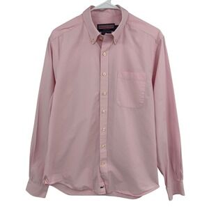 Vineyard Vines Mens Pink Perfect Shirt Long Sleeve Button Down Cotton Size M